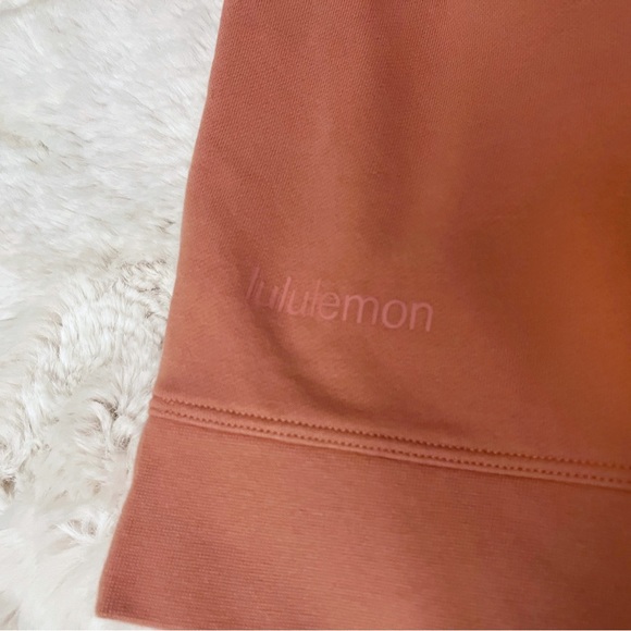 Lululemon Perfectly Oversized Crew Pink Savannah Size 2 - Picture 7 of 7